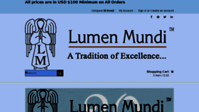 What Lumenmundi.com website looked like in 2017 (7 years ago)