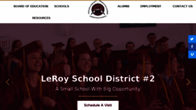 What Leroyk12.org website looked like in 2017 (7 years ago)