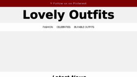 What Lovelyoutfits.co website looked like in 2017 (7 years ago)