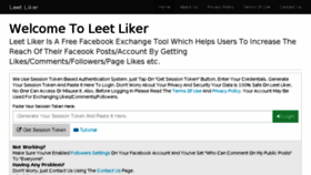 What Leetliker.com website looked like in 2017 (7 years ago)