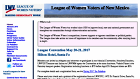 What Lwvnm.org website looked like in 2017 (7 years ago)