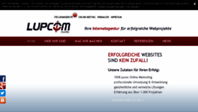 What Lupcom.de website looked like in 2017 (7 years ago)