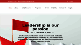 What Leadershiphq.com.au website looked like in 2017 (7 years ago)