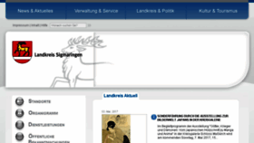 What Landkreis-sigmaringen.de website looked like in 2017 (8 years ago)