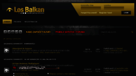 What Los-balkan.com website looked like in 2017 (7 years ago)
