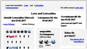 What Lotto-und-lottozahlen.de website looked like in 2017 (7 years ago)