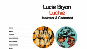 What Luchie.fr website looked like in 2017 (7 years ago)
