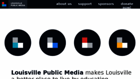 What Louisvillepublicmedia.org website looked like in 2017 (6 years ago)