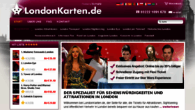 What Londonkarten.de website looked like in 2017 (7 years ago)