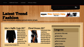 What Latesttrendfashion.com website looked like in 2017 (7 years ago)