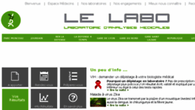 What Lelabo.pro website looked like in 2017 (7 years ago)