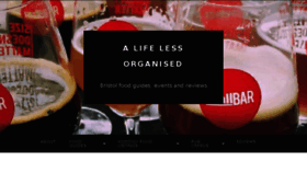 What Lifelessorganised.com website looked like in 2017 (6 years ago)