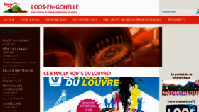 What Loos-en-gohelle.fr website looked like in 2017 (7 years ago)