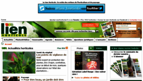 What Lienhorticole.fr website looked like in 2017 (7 years ago)