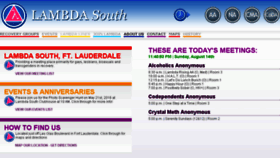 What Lambdasouth.com website looked like in 2017 (7 years ago)