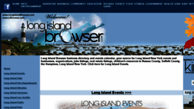 What Longislandbrowser.com website looked like in 2017 (7 years ago)