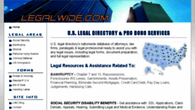What Legalwide.com website looked like in 2017 (7 years ago)