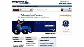 What Longparts.com website looked like in 2017 (6 years ago)