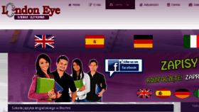What London-eye.pl website looked like in 2017 (7 years ago)