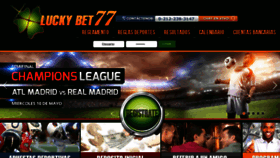 What Luckybet77.com website looked like in 2017 (6 years ago)