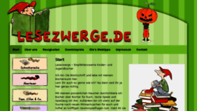 What Lesezwerge.de website looked like in 2017 (7 years ago)