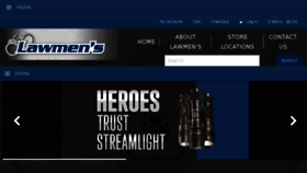 What Lawmens.com website looked like in 2017 (7 years ago)