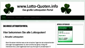 What Lotto-quoten.info website looked like in 2017 (6 years ago)