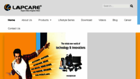 What Lapcareindia.com website looked like in 2017 (7 years ago)