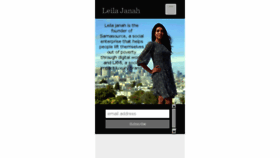 What Leilajanah.com website looked like in 2017 (6 years ago)
