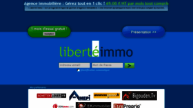 What Liberte-immo.com website looked like in 2017 (7 years ago)