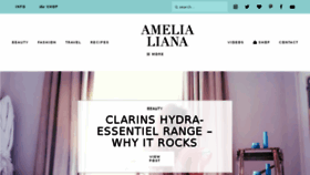 What Liana-beauty.com website looked like in 2017 (6 years ago)
