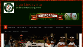 What Ligalindavista.mx website looked like in 2017 (6 years ago)