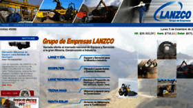 What Lanzco.cl website looked like in 2017 (8 years ago)