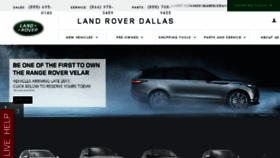 What Landroverdallas.com website looked like in 2017 (6 years ago)