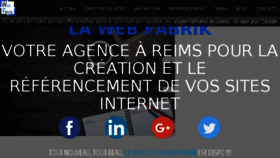 What La-web-fabrik.fr website looked like in 2017 (7 years ago)
