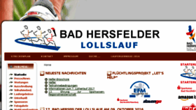 What Lollslauf.de website looked like in 2017 (6 years ago)