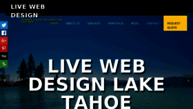 What Livewebdesign-tahoe.com website looked like in 2017 (7 years ago)