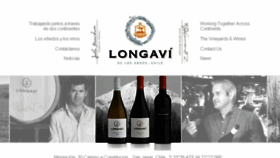 What Longaviwines.com website looked like in 2017 (6 years ago)