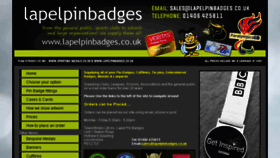 What Lapelpinbadges.co.uk website looked like in 2017 (7 years ago)
