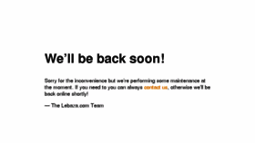 What Lebaza.com website looked like in 2017 (6 years ago)