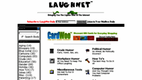 What Laughnet.net website looked like in 2017 (6 years ago)