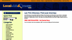 What Local-attorneys.com website looked like in 2017 (6 years ago)