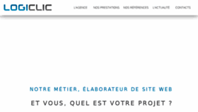 What Logiclic.com website looked like in 2017 (8 years ago)