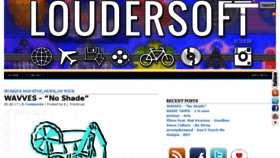 What Loudersoft.com website looked like in 2017 (6 years ago)