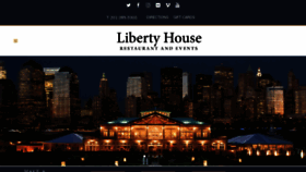 What Libertyhouserestaurant.com website looked like in 2017 (6 years ago)