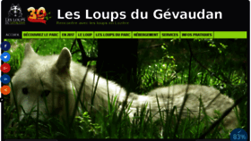 What Loupsdugevaudan.com website looked like in 2017 (6 years ago)