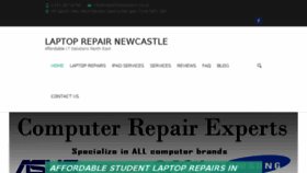What Laptoprepairnewcastle.com website looked like in 2017 (7 years ago)