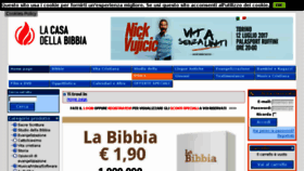 What Lacasadellabibbia.it website looked like in 2017 (6 years ago)