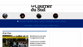What Lecourrierdusud.ca website looked like in 2017 (6 years ago)
