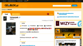 What Lukaszek.geoblog.pl website looked like in 2017 (7 years ago)